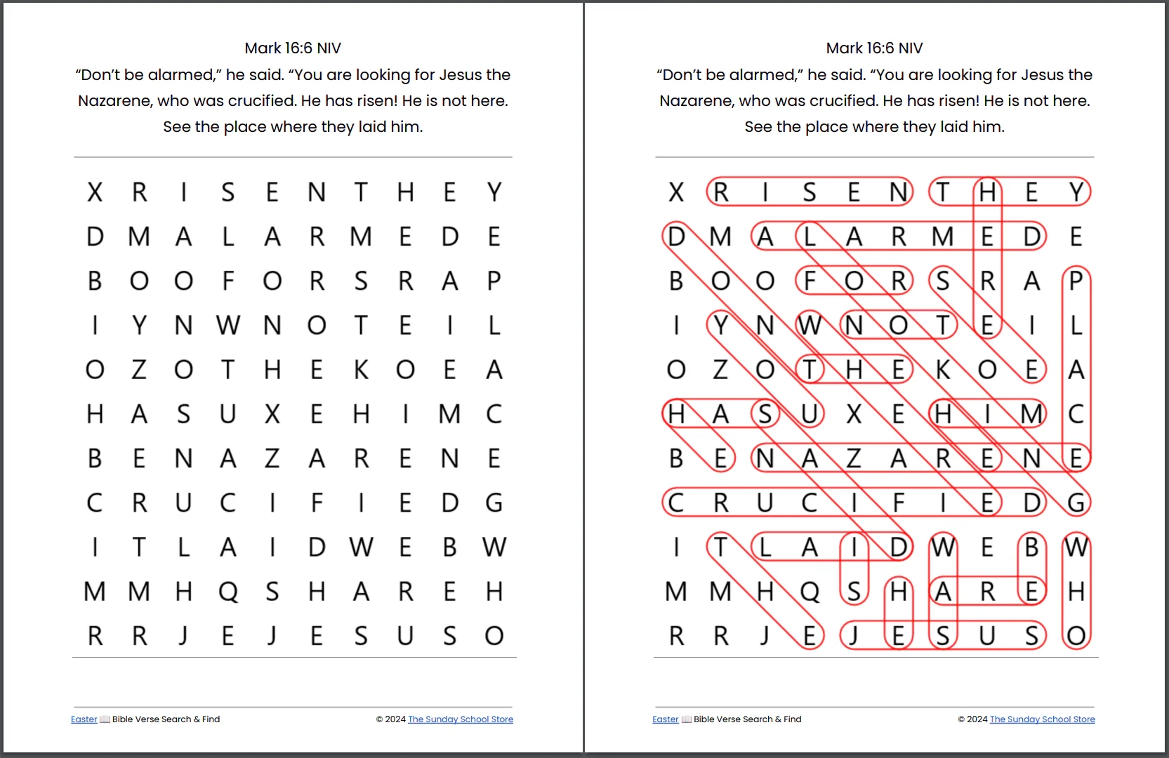 10 Free EASTER Jesus Is Alive Bible Word Search Puzzles PDF Printab Sunday School Store 10 Free EASTER Jesus Is Alive Bible Word Search Puzzles PDF Printab Sunday School Store