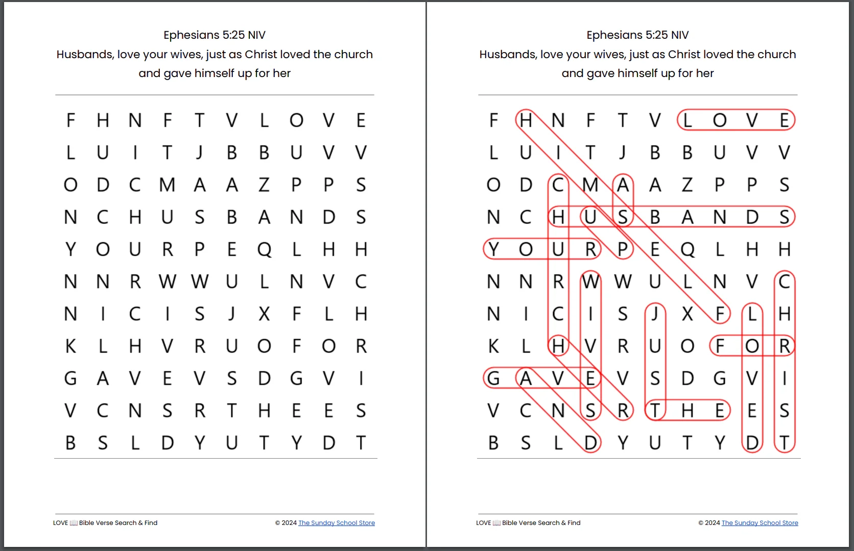 10 Free LOVE Valentine s Day Bible Word Search Puzzles PDF Printabl Sunday School Store 10 Free LOVE Valentine s Day Bible Word Search Puzzles PDF Printabl Sunday School Store