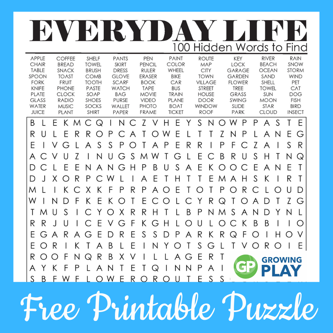Difficult Printable Word Searches Free