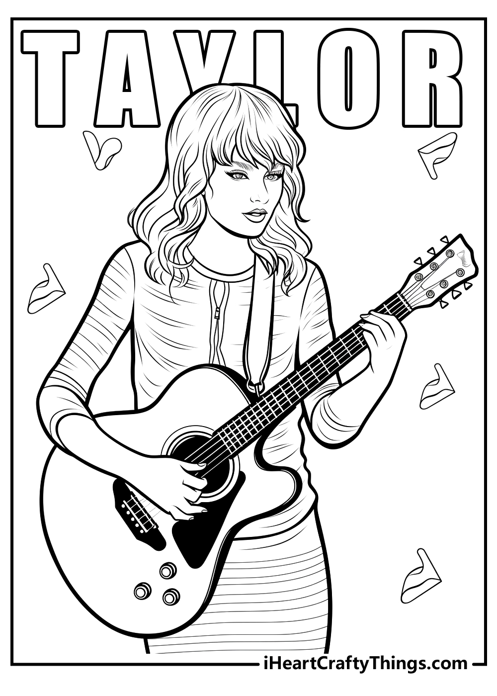 Taylor Swift Printable Pages Taylor Swift Printable Pages