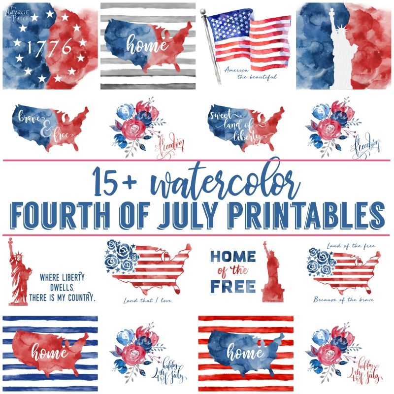 Fourth Of July Printable Fourth Of July Printable