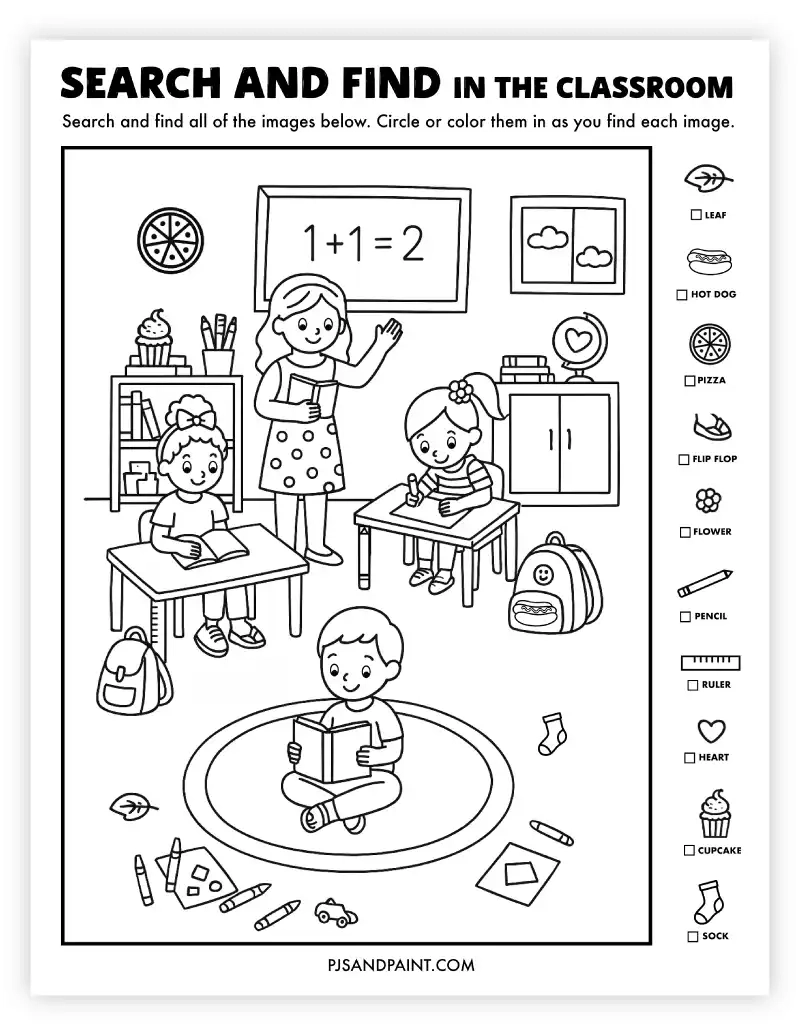 18 Free Printable Search And Find Activities Pjs And Paint 18 Free Printable Search And Find Activities Pjs And Paint