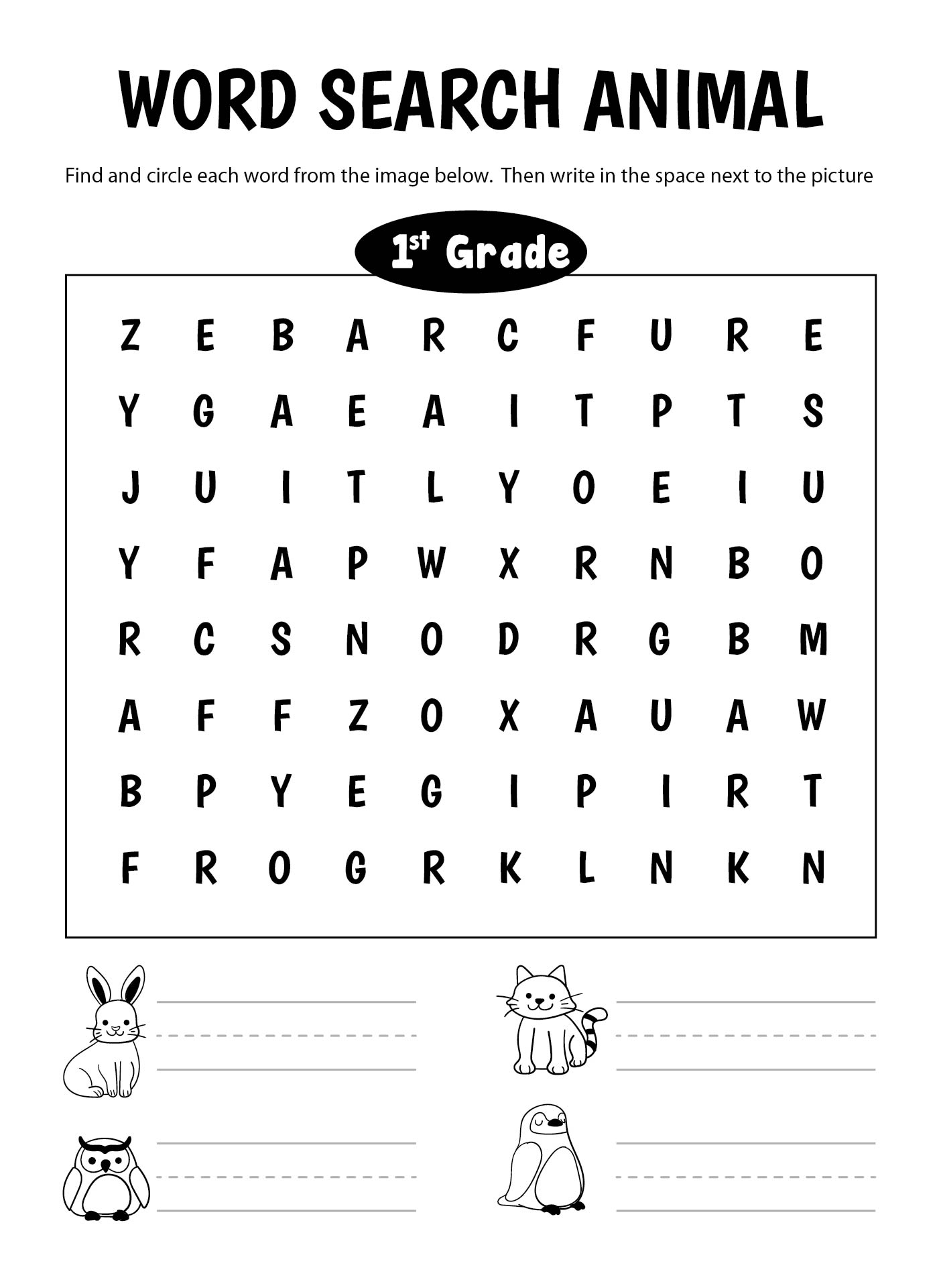 1st Grade Word Search Puzzles 18 Free PDF Printables Printablee 1st Grade Word Search Puzzles 18 Free PDF Printables Printablee