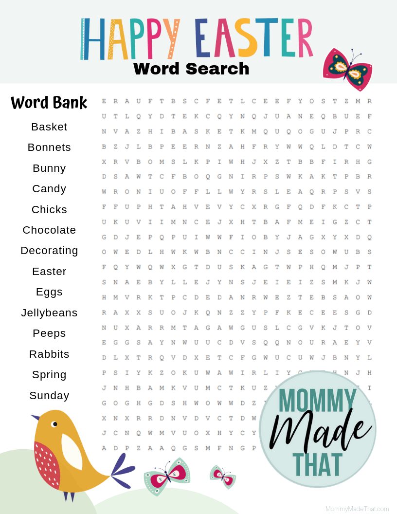 Easter Word Search Printable For Adults Hard Easter Word Search Printable For Adults Hard
