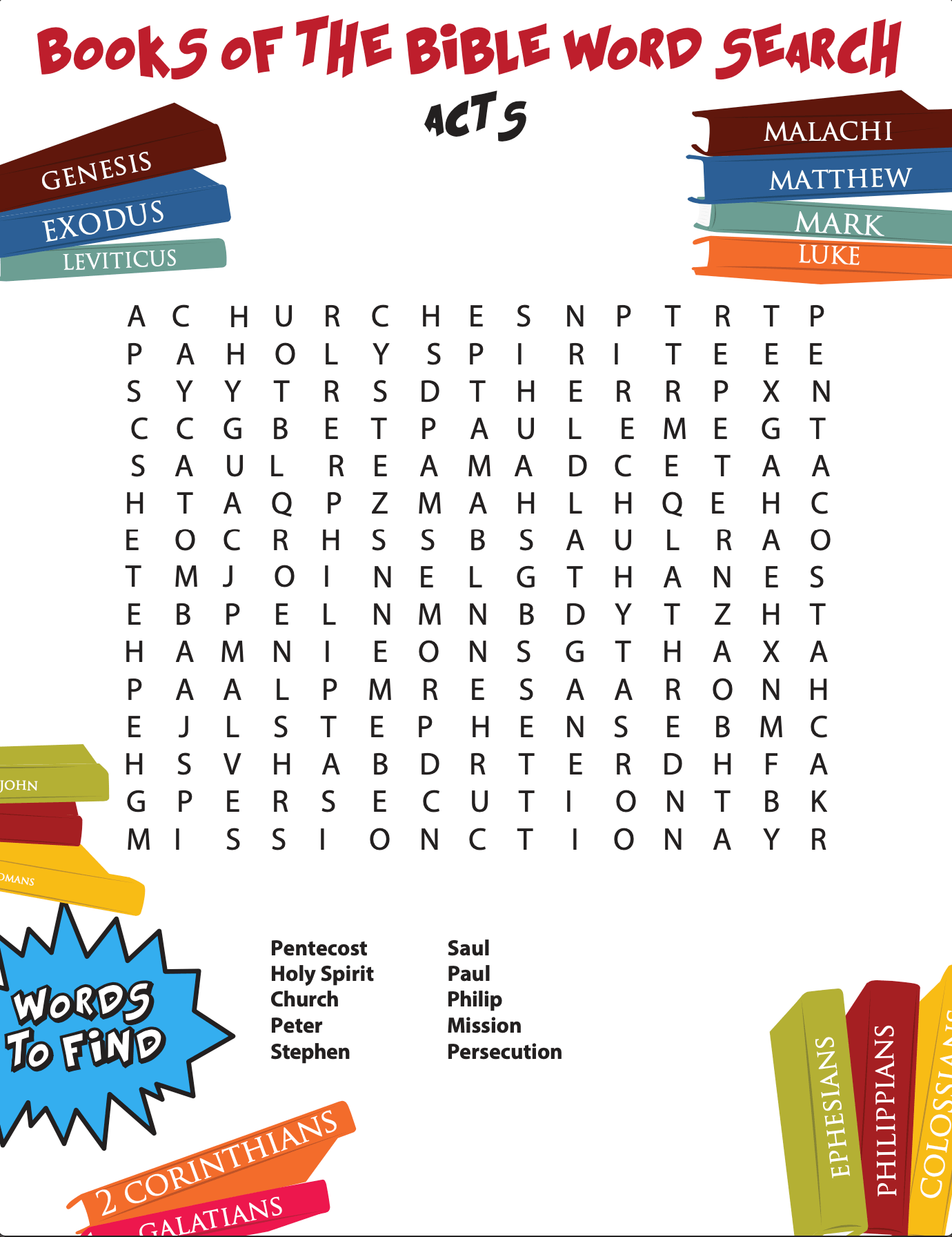 Acts Bible Word Search Children s Ministry Deals Acts Bible Word Search Children s Ministry Deals