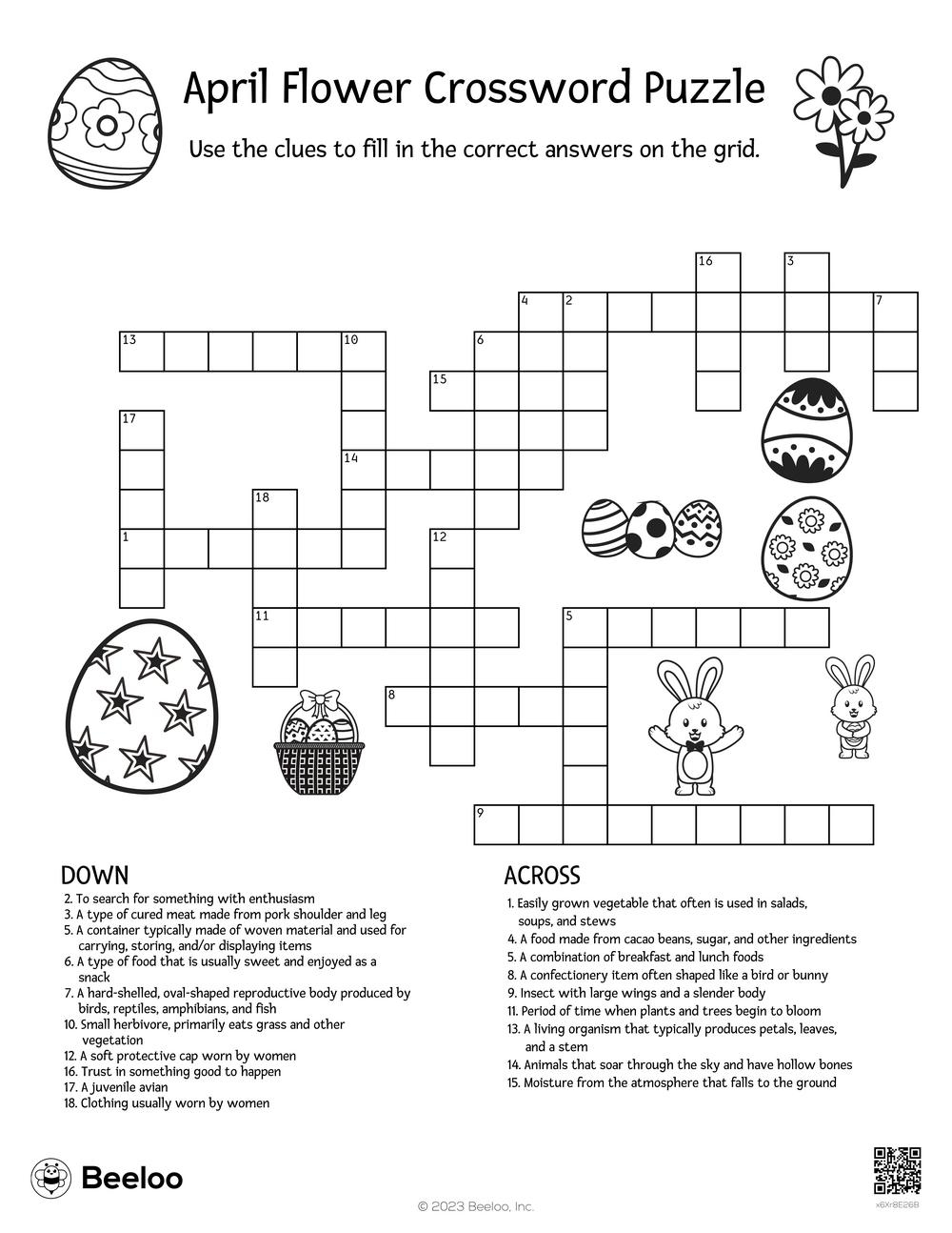 April Fools Crossword Puzzle Printable April Fools Crossword Puzzle Printable