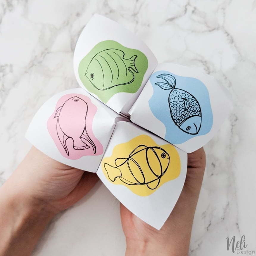 April Fool s Cootie Catcher Free Printable NeliDesign April Fool s Cootie Catcher Free Printable NeliDesign