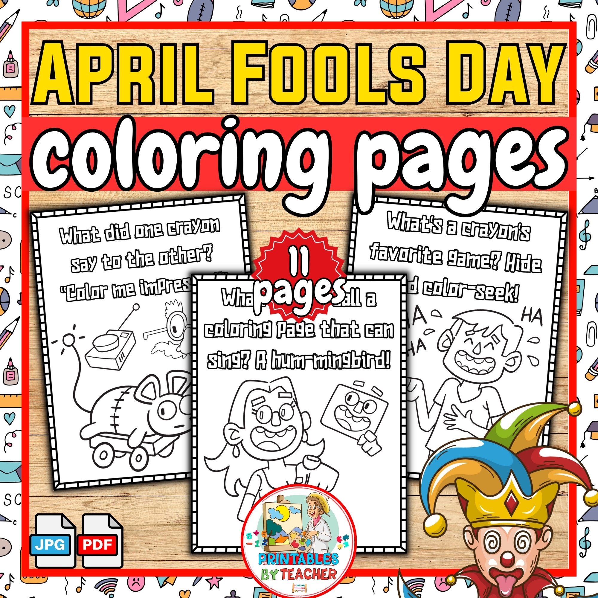 April Fools Day Coloring Pages Coloring Funny Jokes Activity April Worksheets Classful April Fools Day Coloring Pages Coloring Funny Jokes Activity April Worksheets Classful