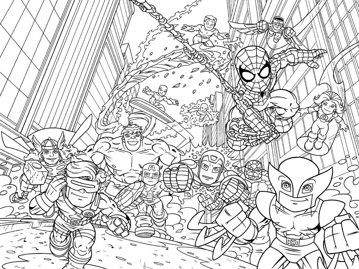 Free Printable Marvel Pictures