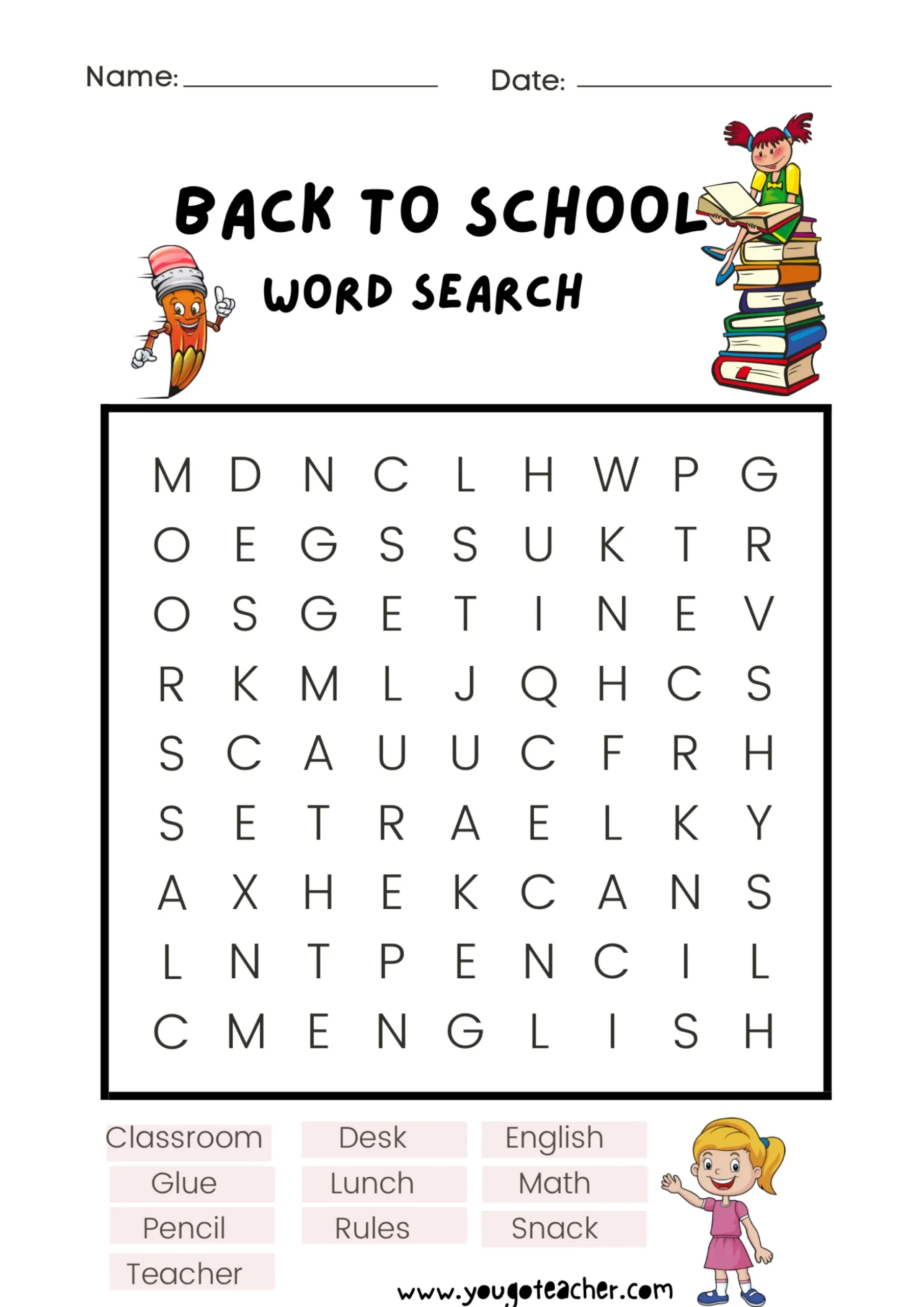 Word Search Printable Worksheets Word Search Printable Worksheets