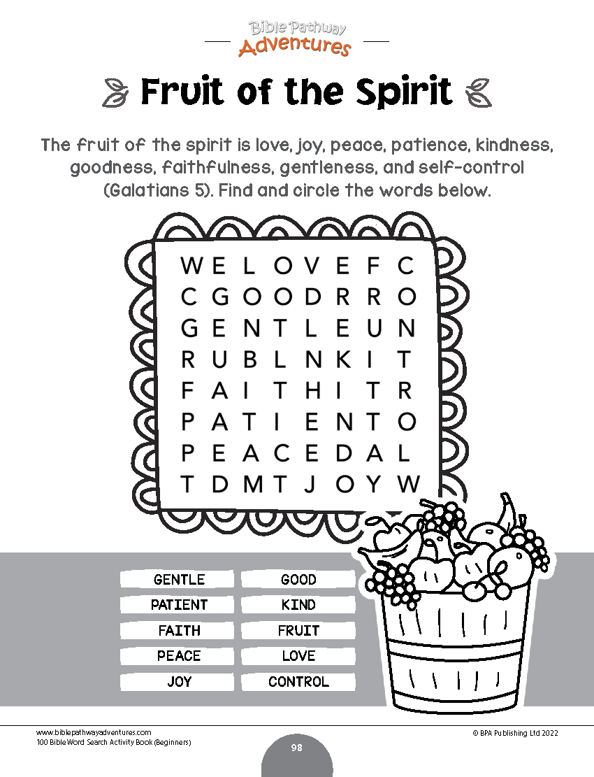 Bible Word Search Activity Book For Beginners PDF Bible Pathway Adventures Bible Word Search Activity Book For Beginners PDF Bible Pathway Adventures