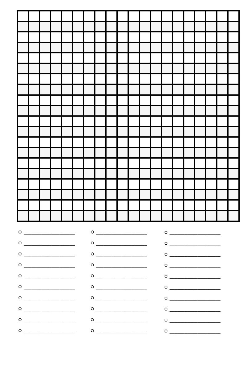 Blank Word Search Template 30 Words The Sidlaw Hare Blank Word Search Template 30 Words The Sidlaw Hare