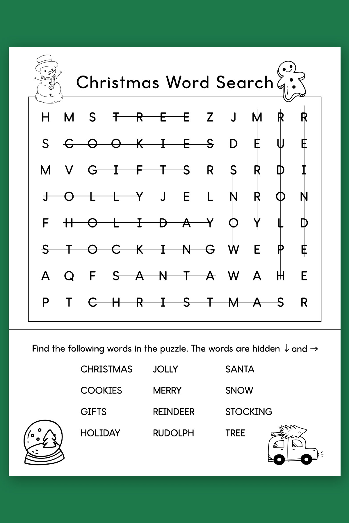 Free Christmas Search A Word Printable Free Christmas Search A Word Printable