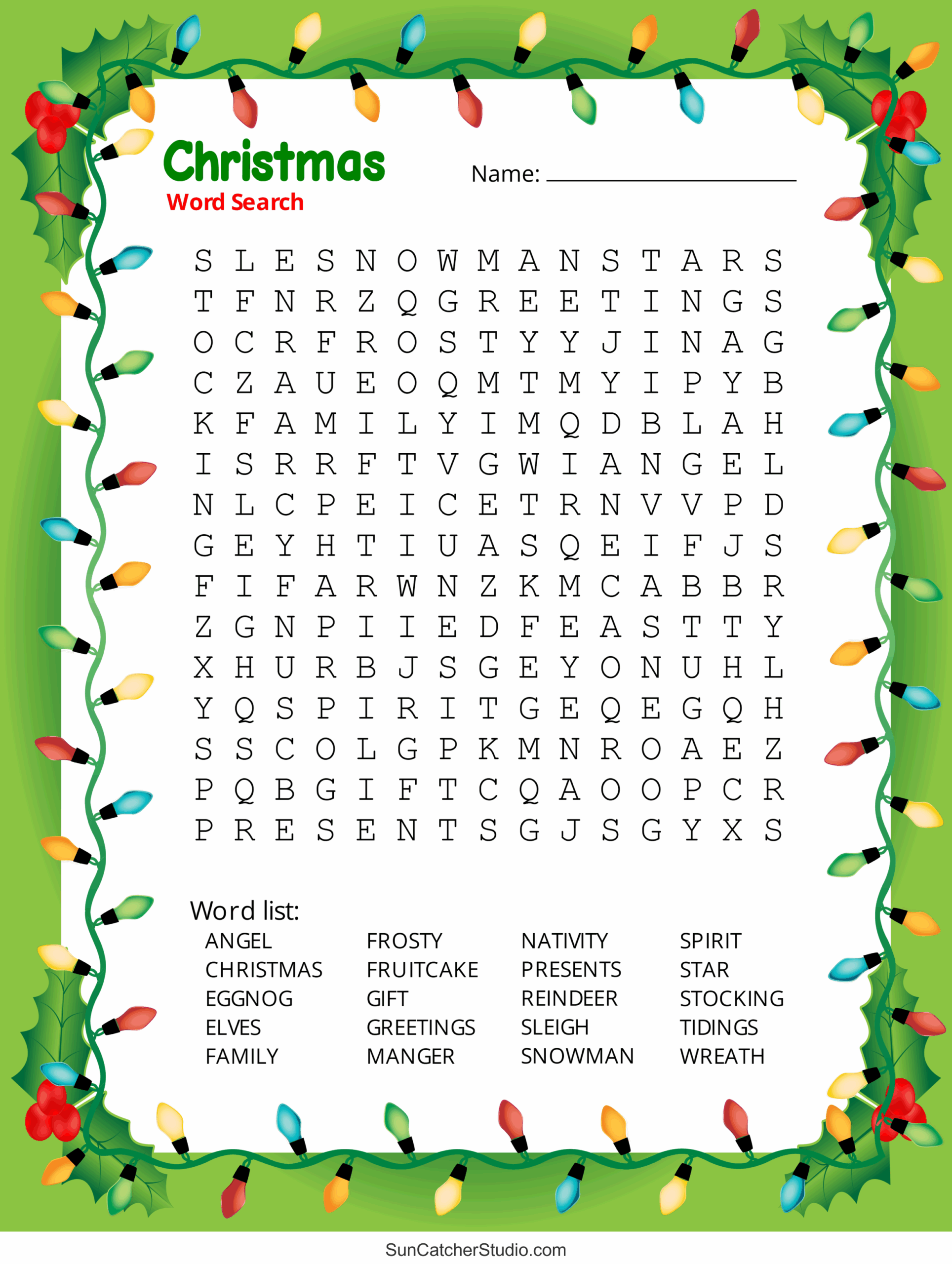 Christmas Word Search Free Printable PDF Puzzles Free Printables Monograms Design Tools Patterns U0026 DIY Projects Christmas Word Search Free Printable PDF Puzzles Free Printables Monograms Design Tools Patterns U0026 DIY Projects