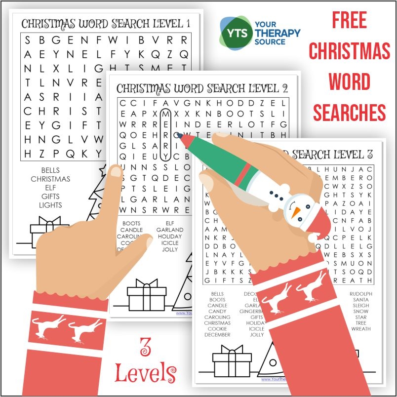 Free Printable Word Search Christmas Puzzles Free Printable Word Search Christmas Puzzles