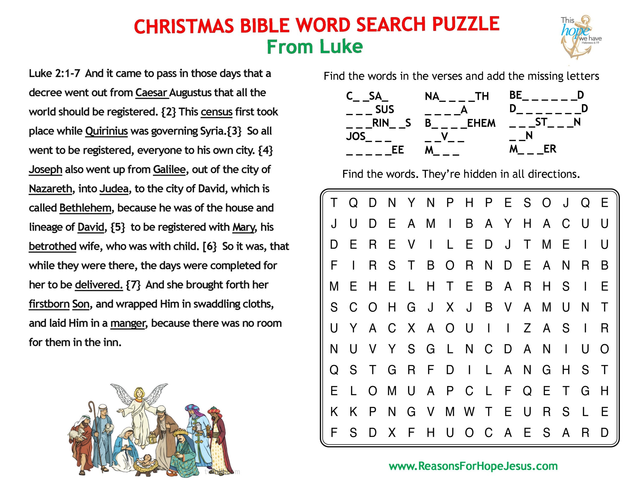 Free Printable Bible Word Search Puzzles Free Printable Bible Word Search Puzzles