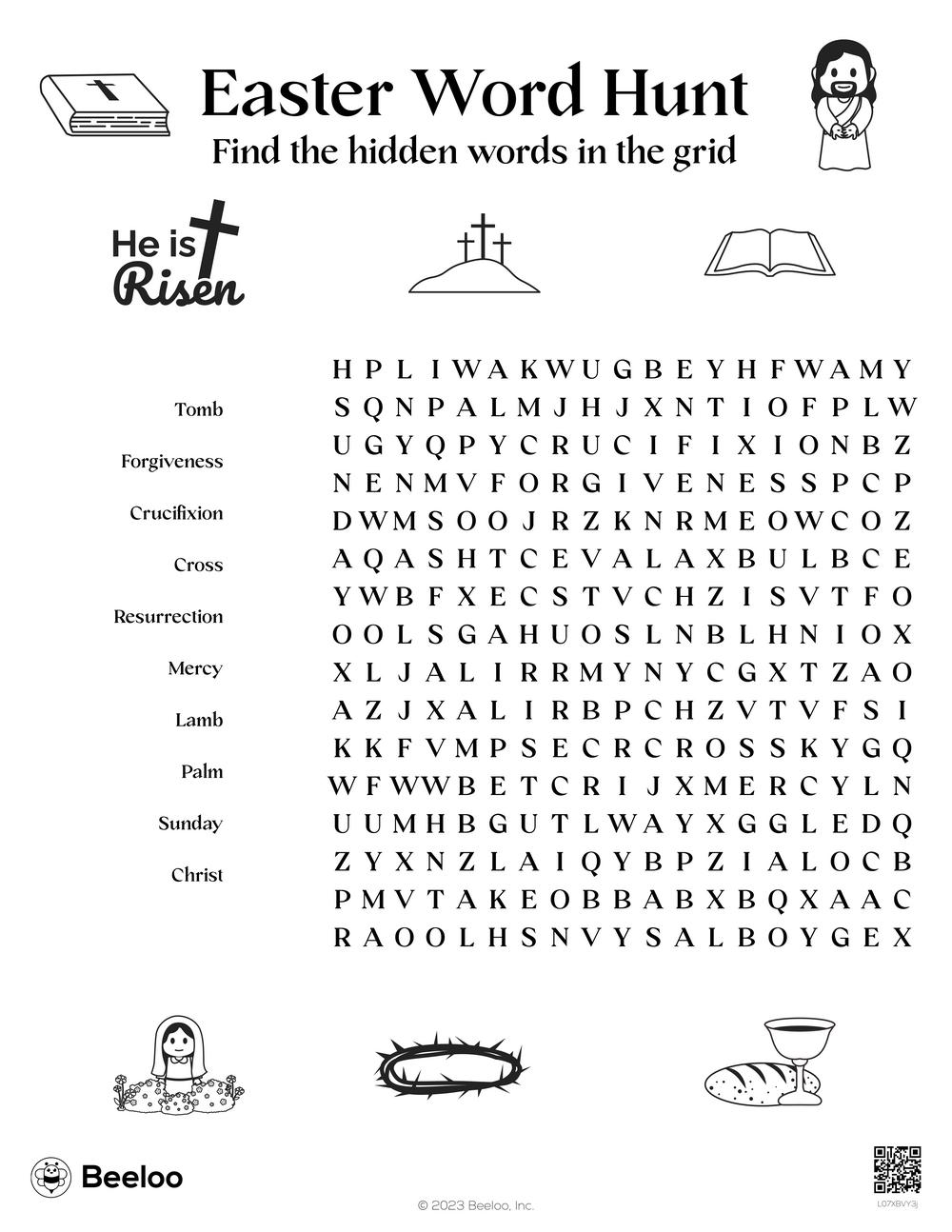 Easter themed Word Searches Beeloo Printable Crafts And Activities For Kids Easter themed Word Searches Beeloo Printable Crafts And Activities For Kids