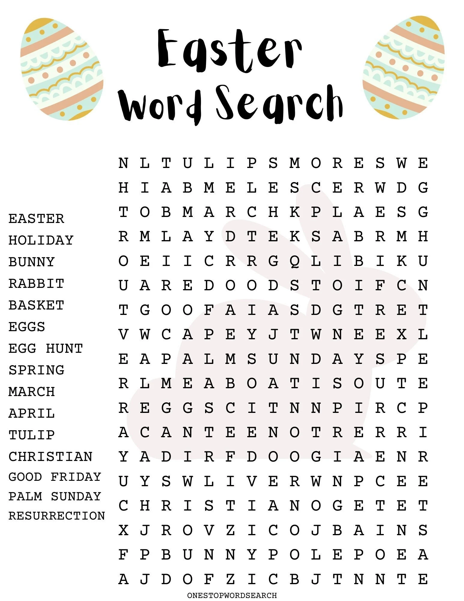 Easter Word Search Puzzle With Answer Sheet Easter Games Easter Activities Holidays Easter Word Search Puzzle With Answer Sheet Easter Games Easter Activities Holidays