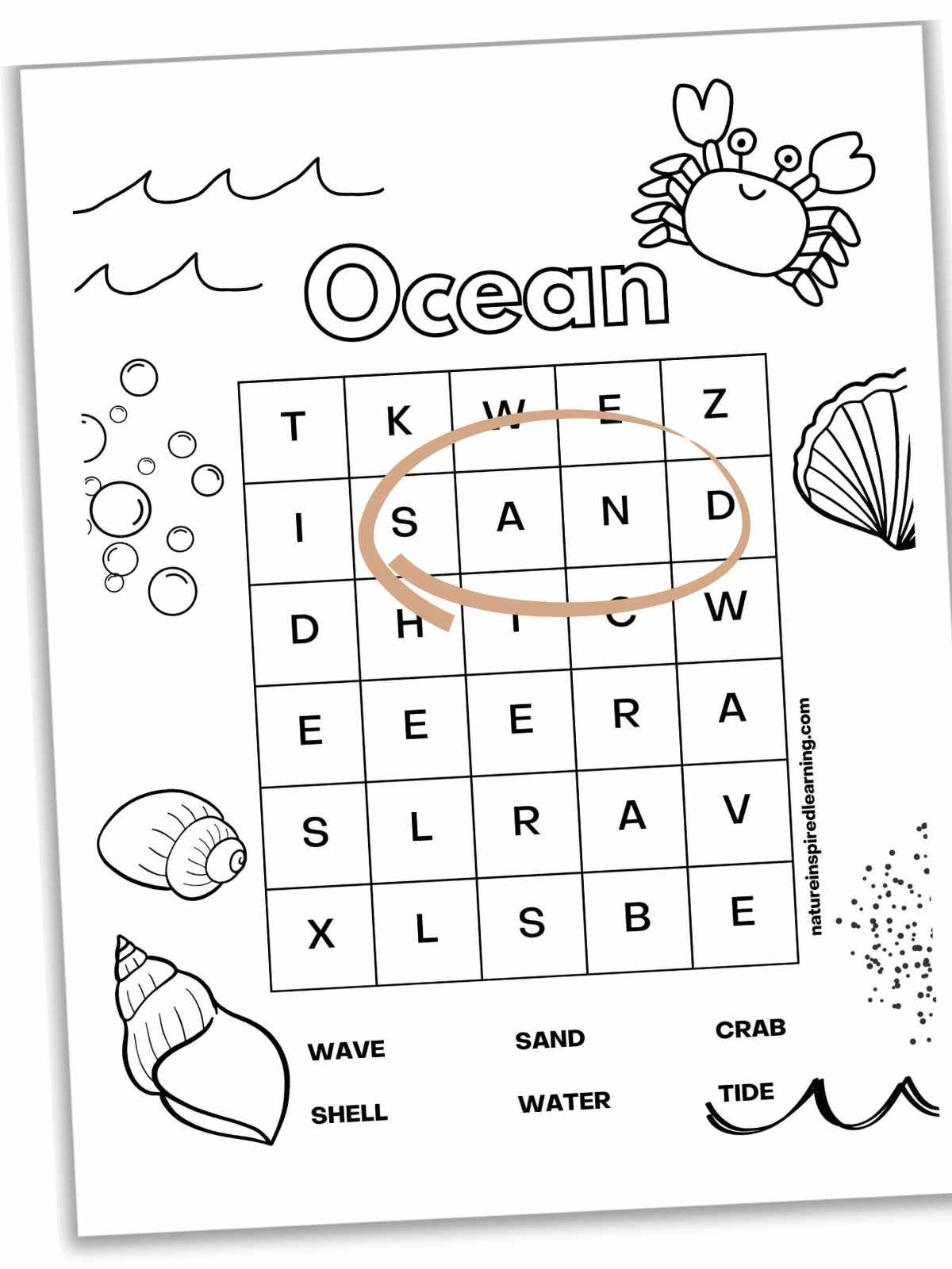 Easy Word Searches For Kindergarten Nature Inspired Learning Easy Word Searches For Kindergarten Nature Inspired Learning