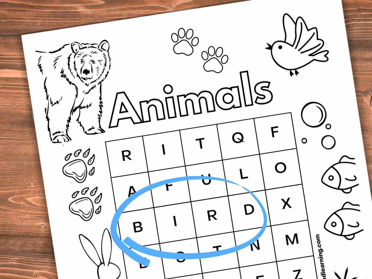Printable Easy Word Search Free Printable Easy Word Search Free