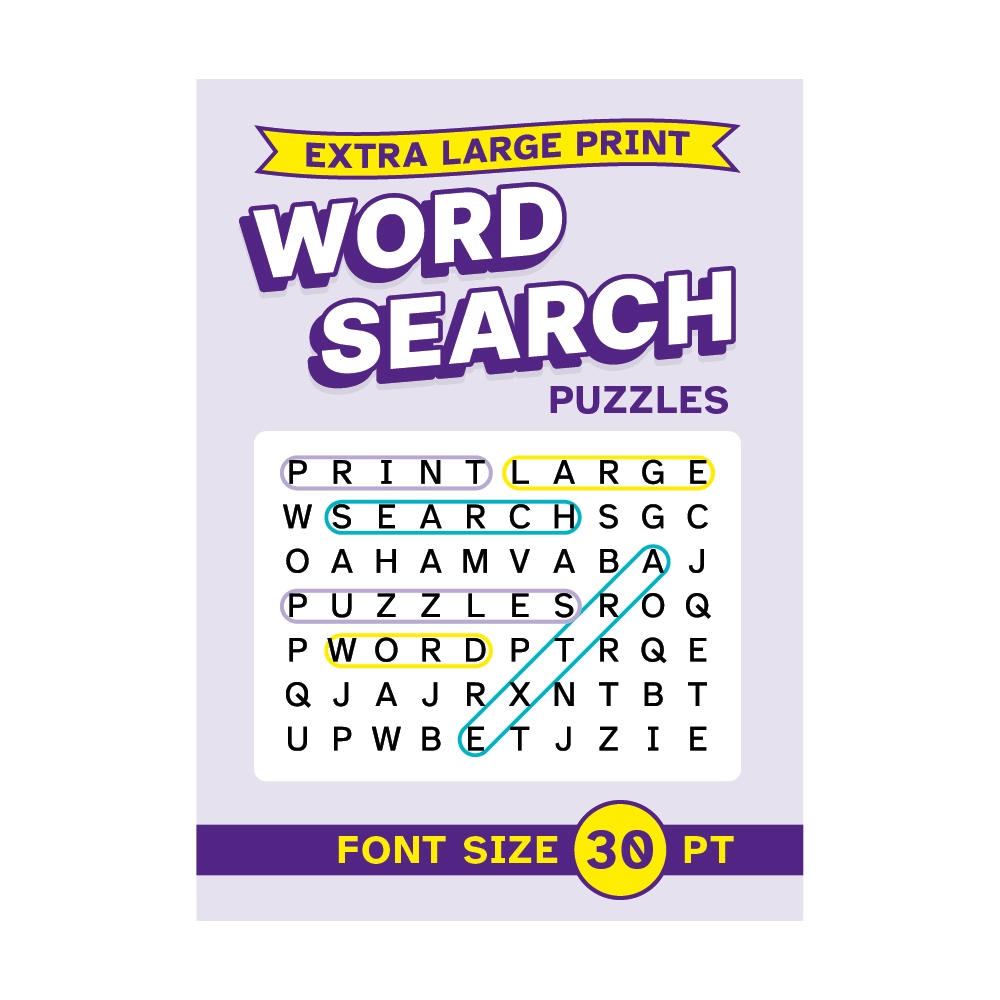 Extra Large Print Word Search Puzzles Font Size 30 Pt Clarence Edgehill Extra Large Print Word Search Puzzles Font Size 30 Pt Clarence Edgehill
