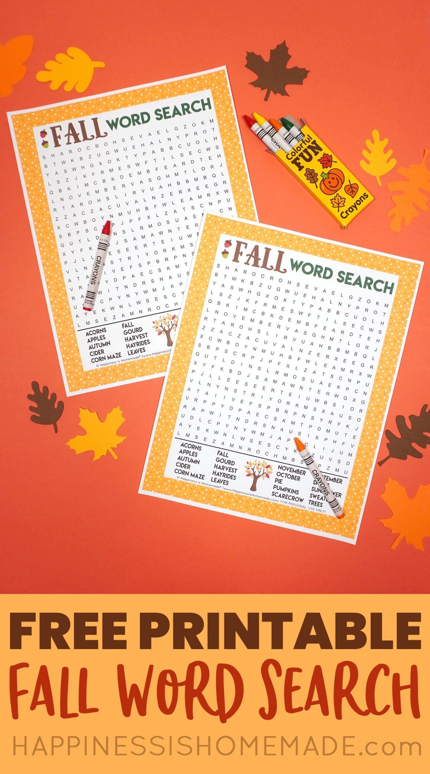 Fall Word Search Printable Happiness Is Homemade Fall Word Search Printable Happiness Is Homemade