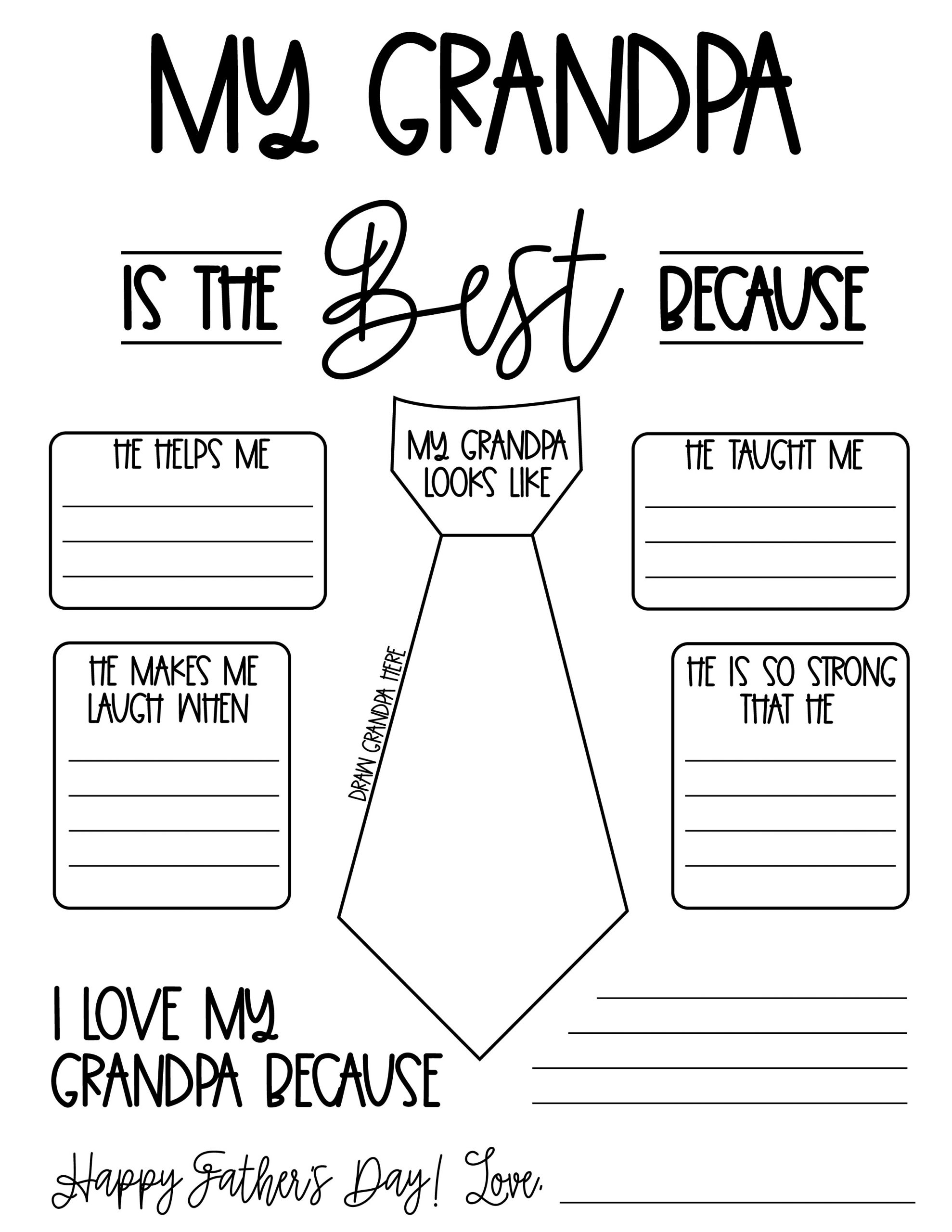 Father's Day Printable Pdf Free Father's Day Printable Pdf Free