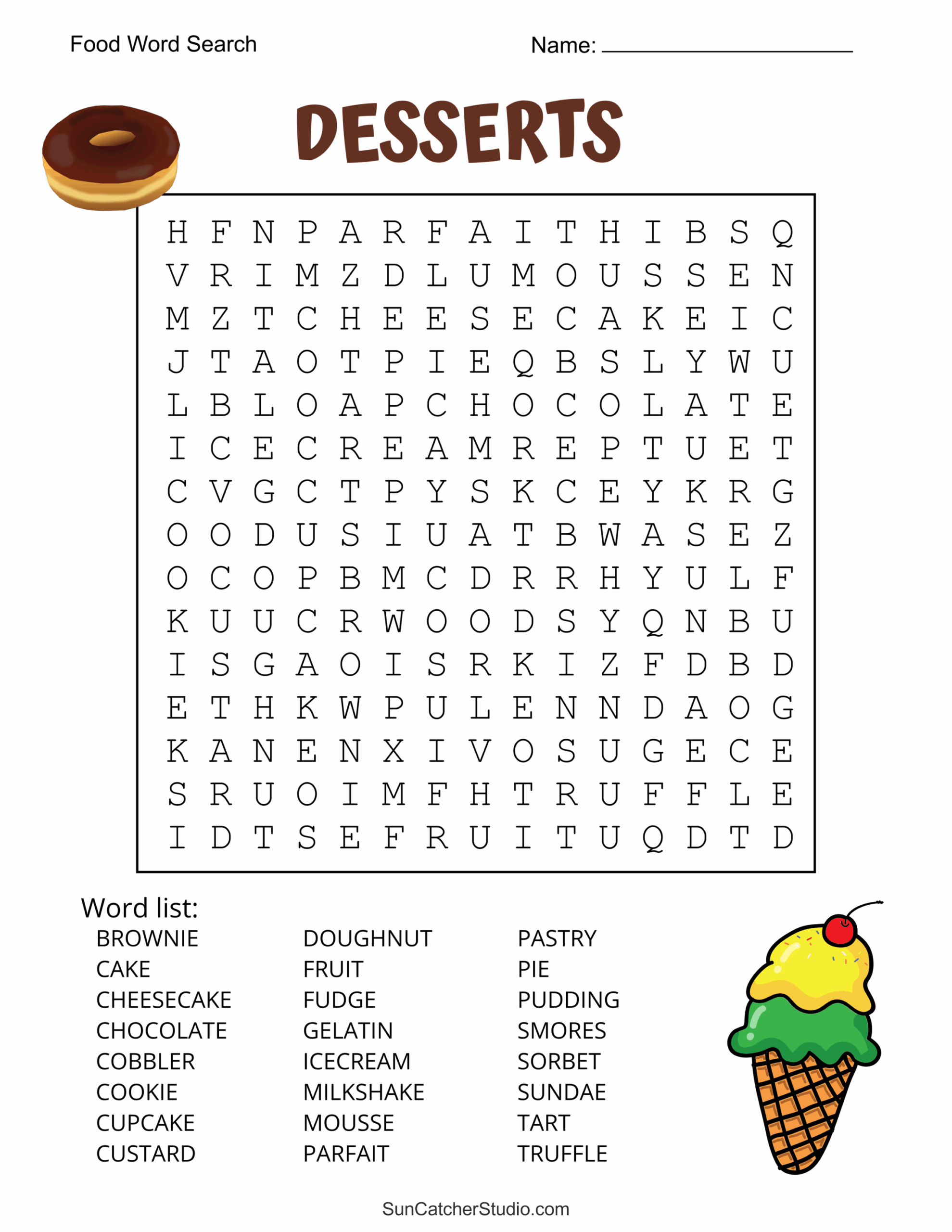 Food Word Search Free Printable Puzzles Free Printables Monograms Design Tools Patterns U0026 DIY Projects Food Word Search Free Printable Puzzles Free Printables Monograms Design Tools Patterns U0026 DIY Projects