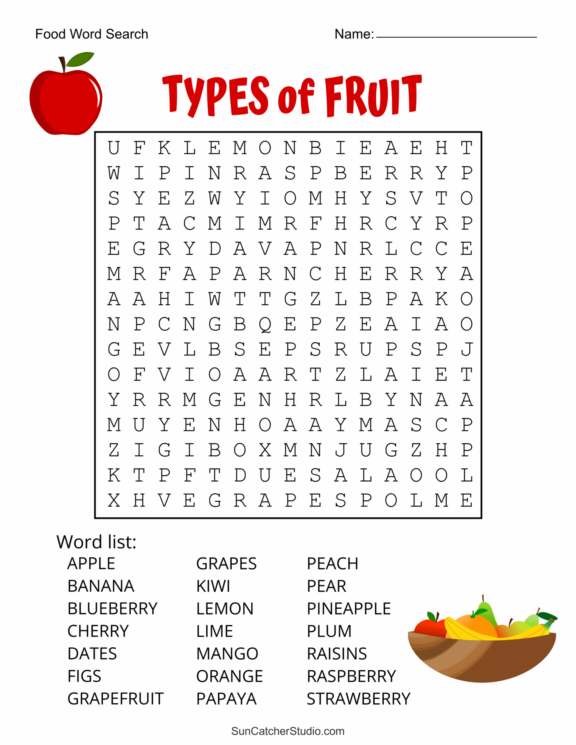 Large Print Word Search Printable Large Print Word Search Printable