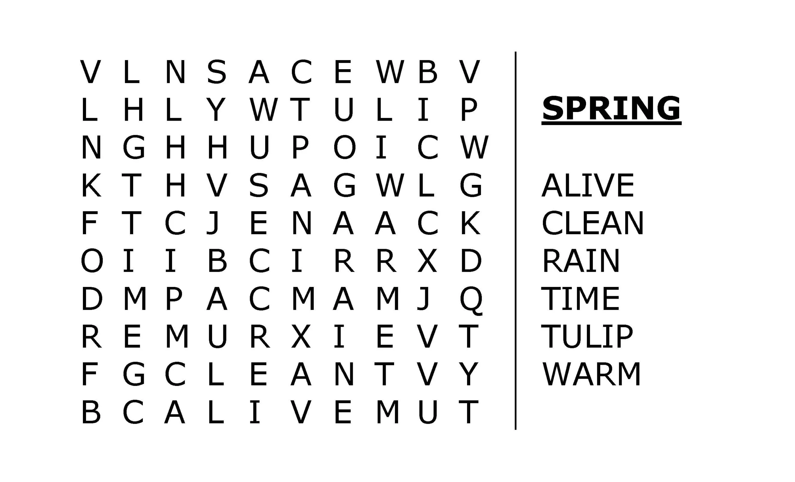 Printable Word Searches For Elderly