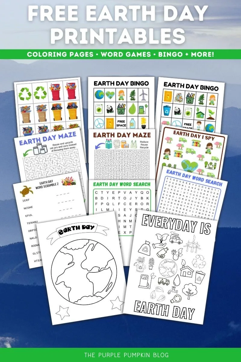 Free Earth Day Printables Activities U0026 Games For Earth Day Free Earth Day Printables Activities U0026 Games For Earth Day