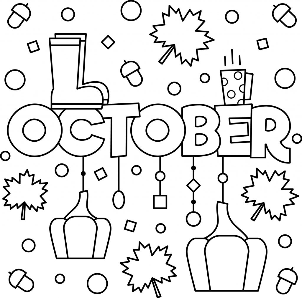 Free October Colouring Page Thrifty Mommas Tips Free October Colouring Page Thrifty Mommas Tips