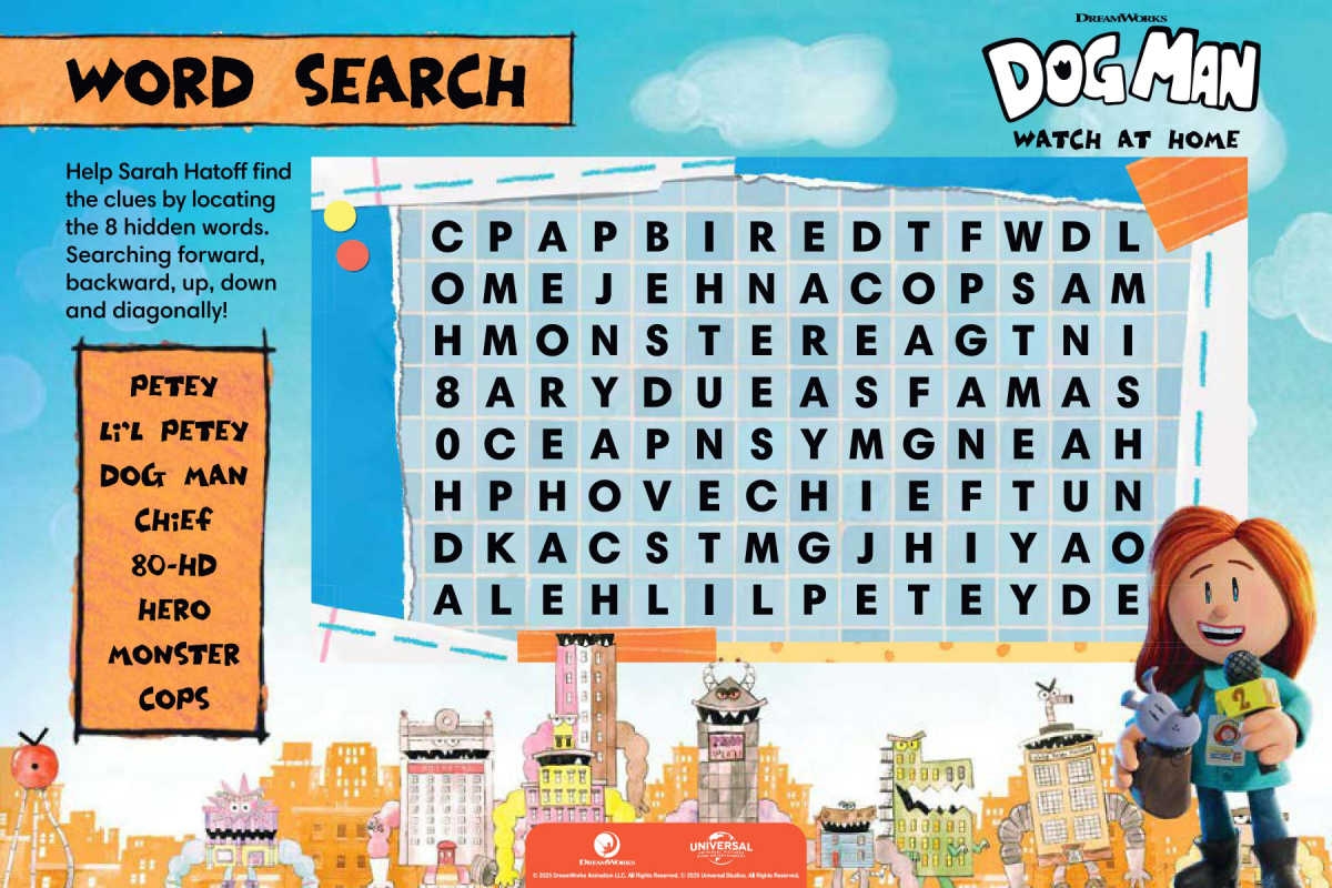 Free Printable Dog Man Activity Pages Mama Likes This Free Printable Dog Man Activity Pages Mama Likes This