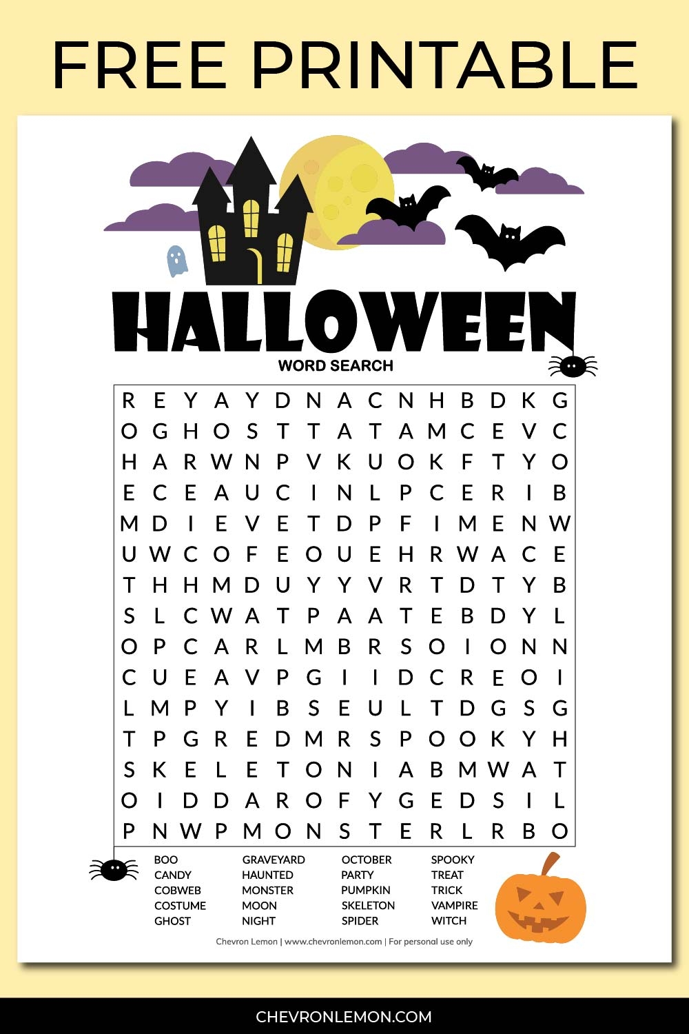 Printable Halloween Word Search Puzzles Printable Halloween Word Search Puzzles