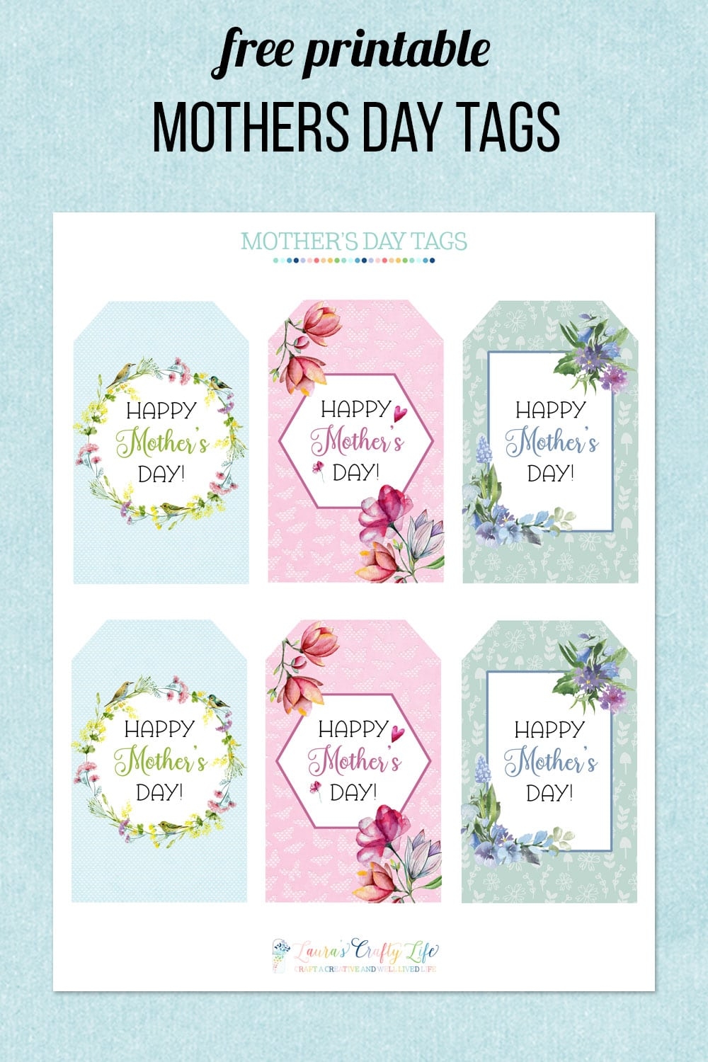Free Printable Mother s Day Tags Free Printable Mother s Day Tags