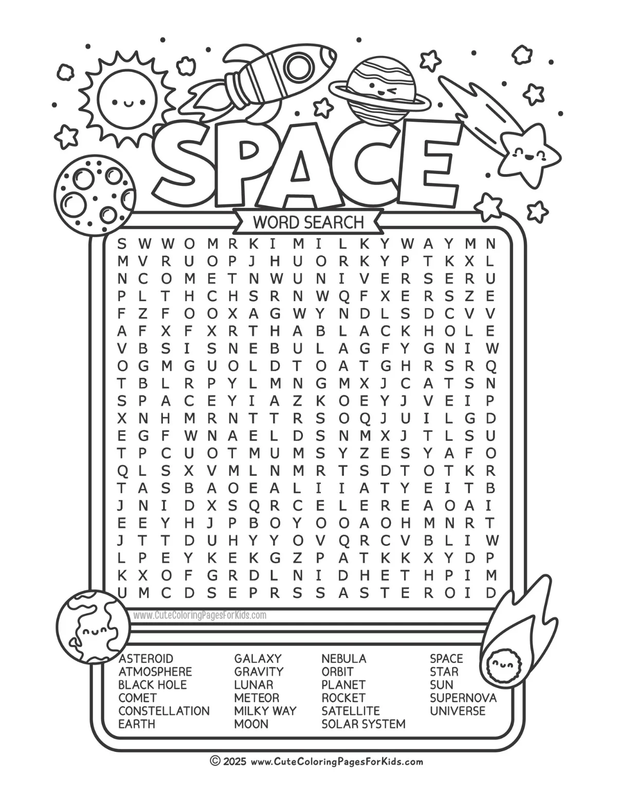 Search A Word Printable