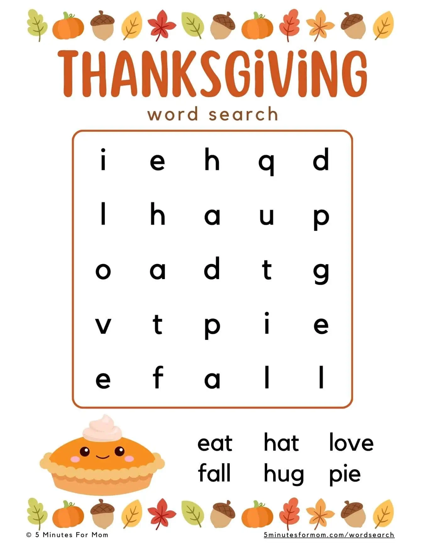 Easy Word Search For Kids Printable Easy Word Search For Kids Printable
