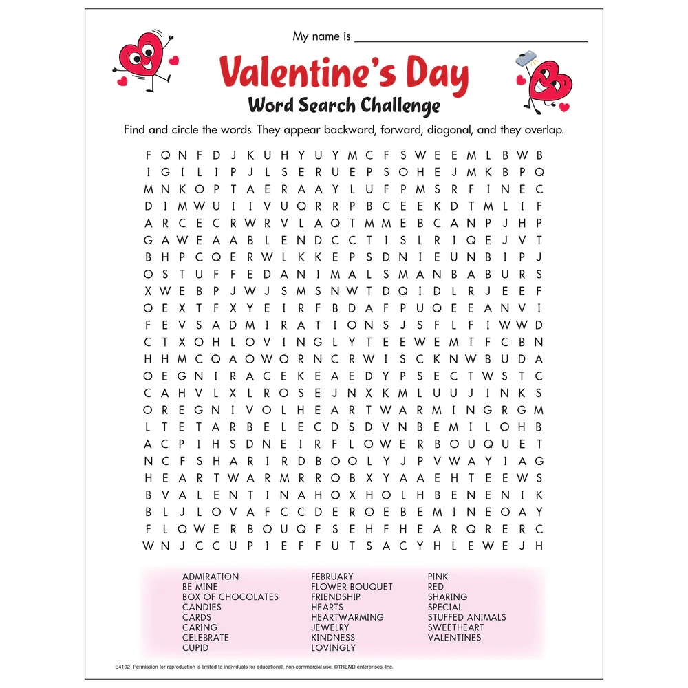 Valentine Word Search Printable Free Valentine Word Search Printable Free