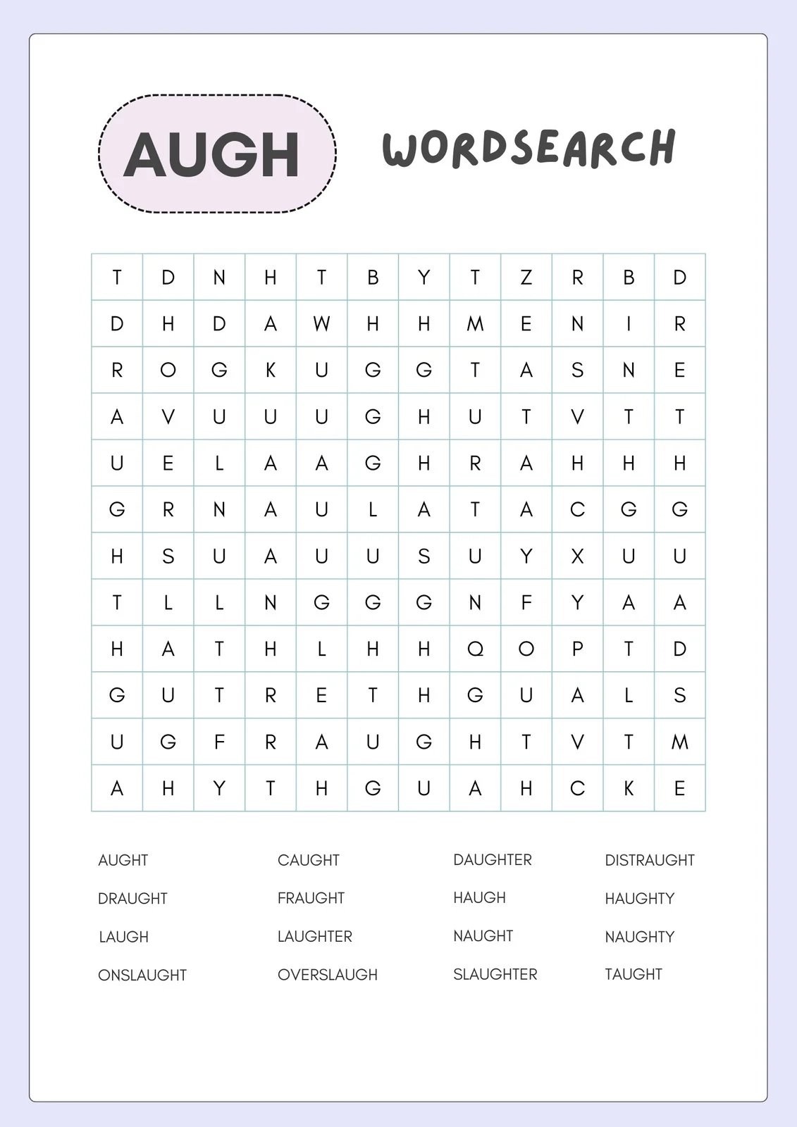 Free Printable Word Search Worksheet Templates Canva Free Printable Word Search Worksheet Templates Canva