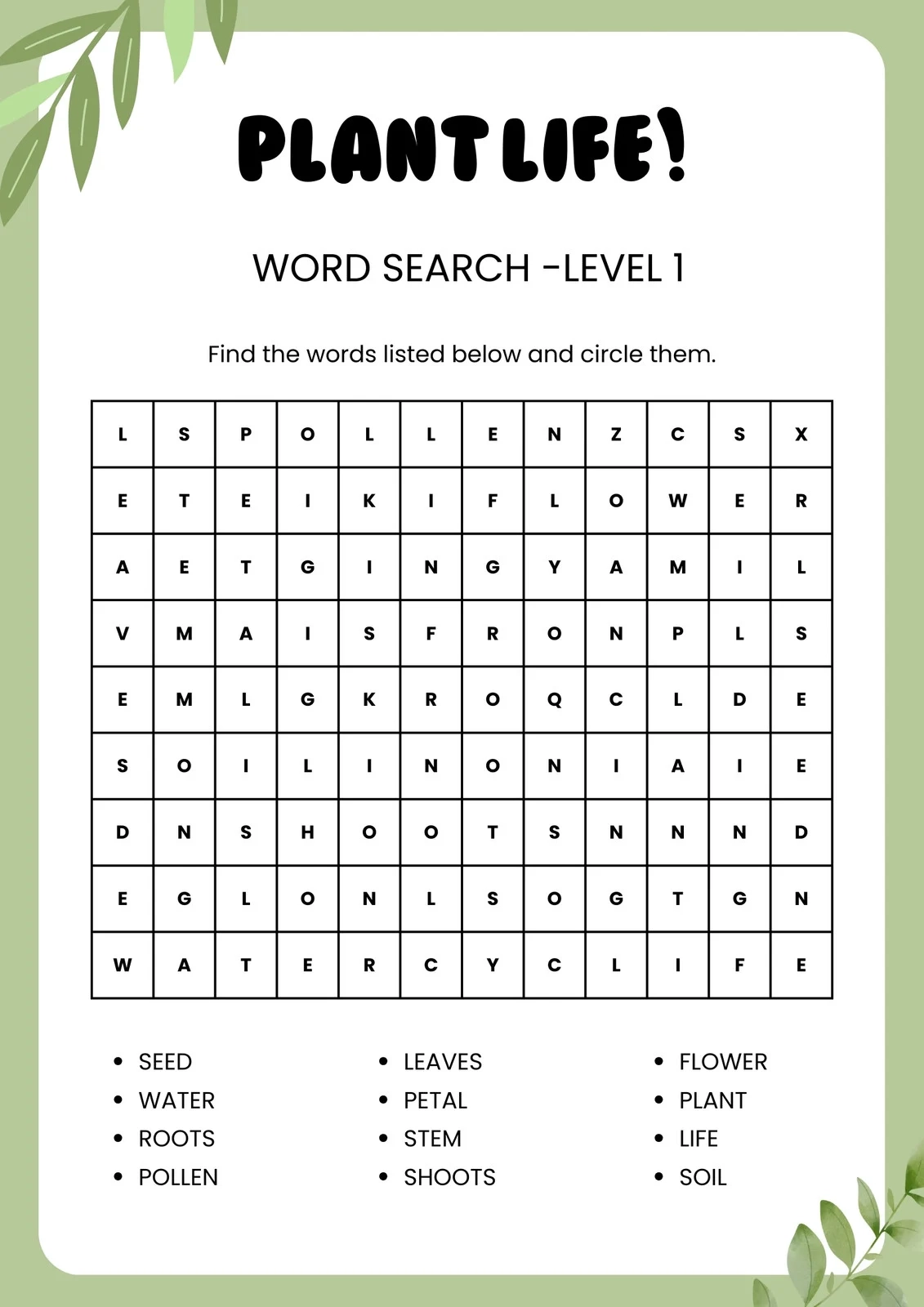 Free Printable Word Search Worksheet Templates Canva Free Printable Word Search Worksheet Templates Canva