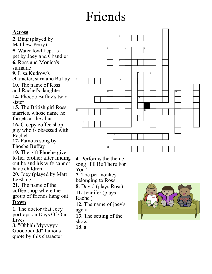 Friends Word Search WordMint Friends Word Search WordMint