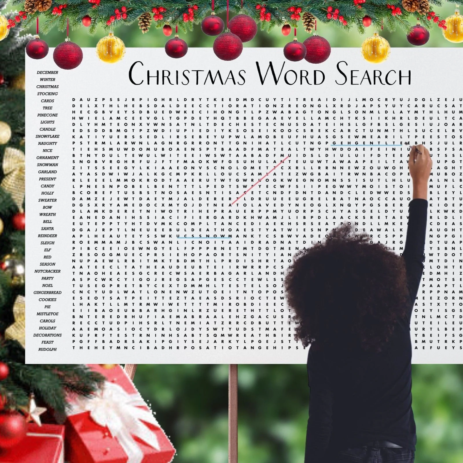 Giant Christmas Word Search Christmas Game Printable Xmas Word Search Large Word Search Christmas Giant Word Search Lawn Game TLC727 E Giant Christmas Word Search Christmas Game Printable Xmas Word Search Large Word Search Christmas Giant Word Search Lawn Game TLC727 E