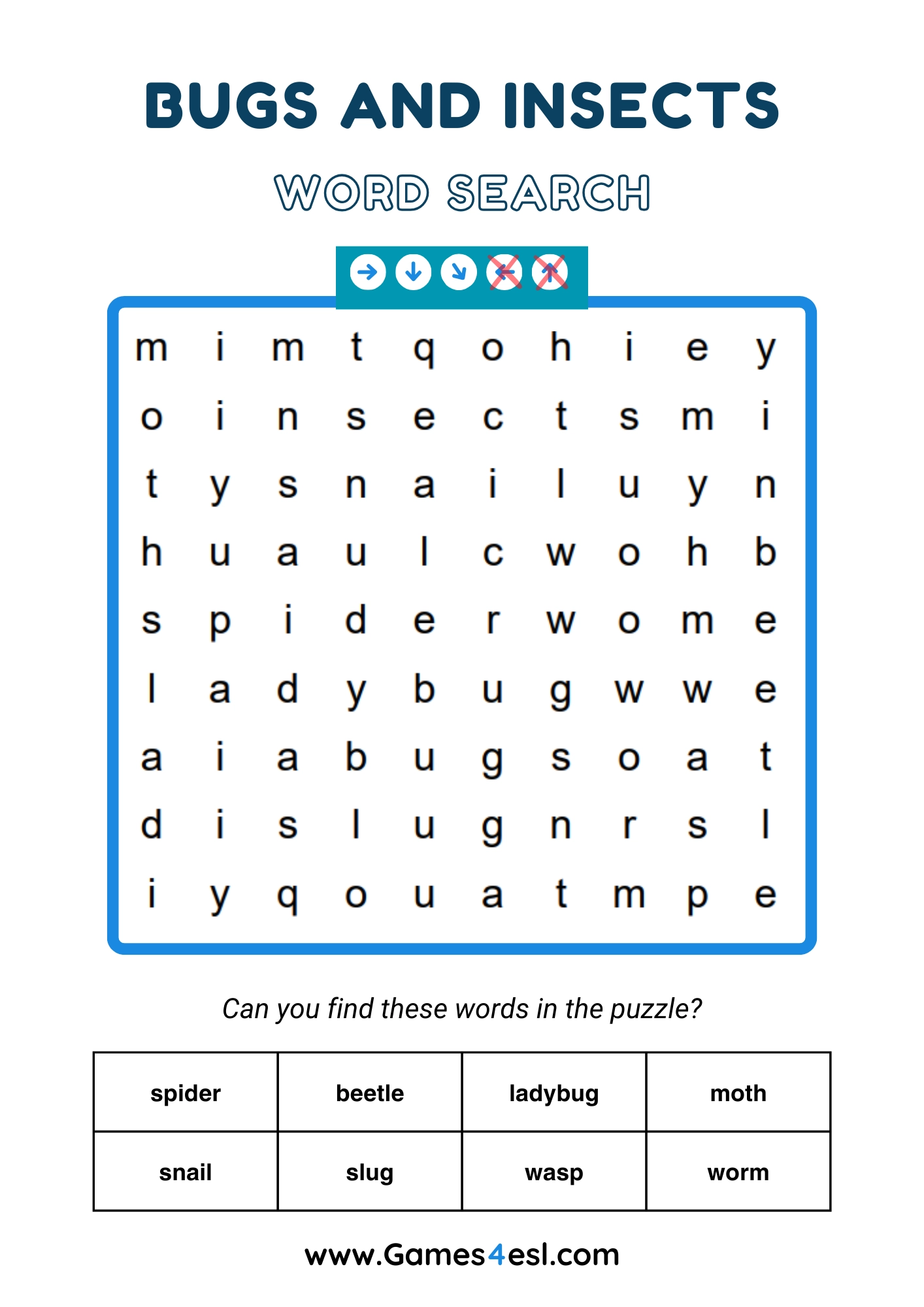 Grade 2 Word Searches Games4esl Grade 2 Word Searches Games4esl