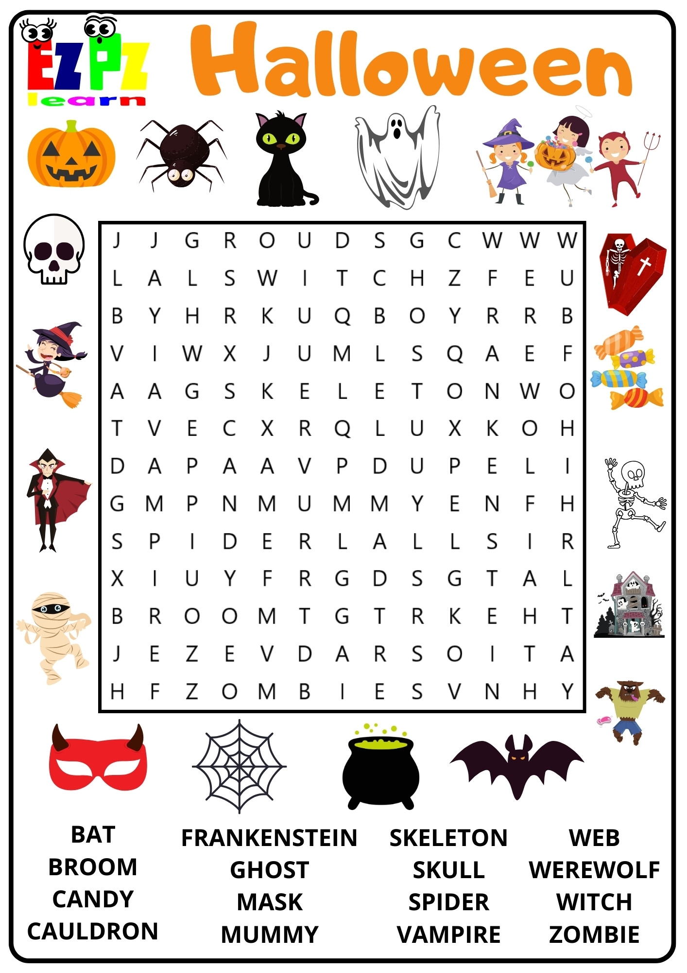 Halloween Ezpzlearn Halloween Ezpzlearn