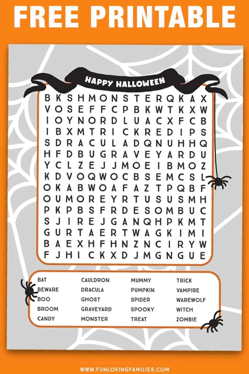 Halloween Word Search Printable Pdf Halloween Word Search Printable Pdf