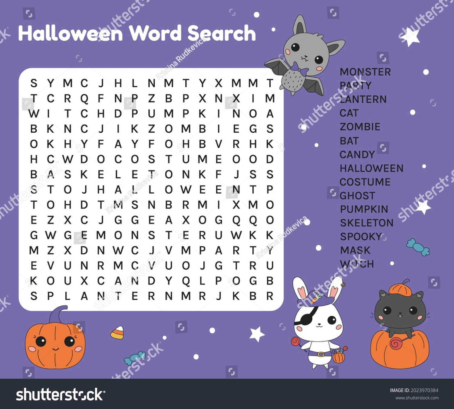 Halloween Word Search Worksheet Children Learn Stock Vector Royalty Free 2023970384 Shutterstock Halloween Word Search Worksheet Children Learn Stock Vector Royalty Free 2023970384 Shutterstock