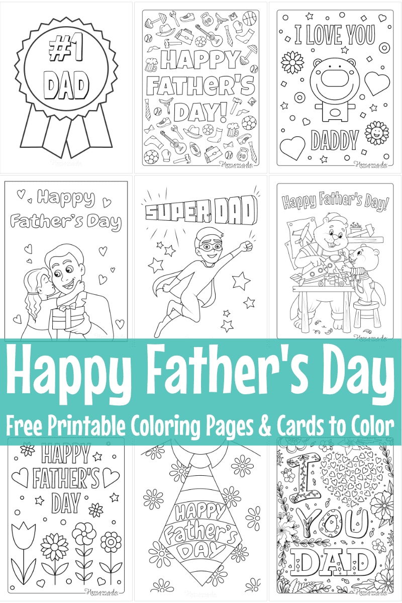 Happy Father s Day Coloring Pages For Kids Happy Father s Day Coloring Pages For Kids