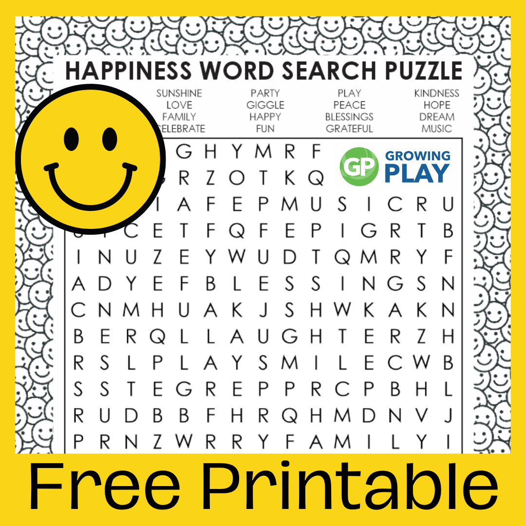 Free Printable Kids Word Search Worksheets