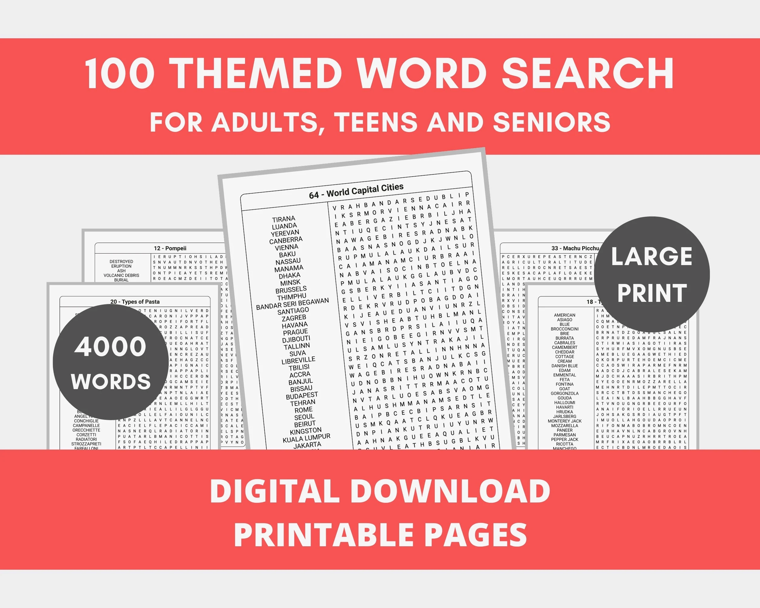 Hard Word Search Printable Adults Large Print Word Search 4000 Hard Word Search Printable Adults Large Print Word Search 4000