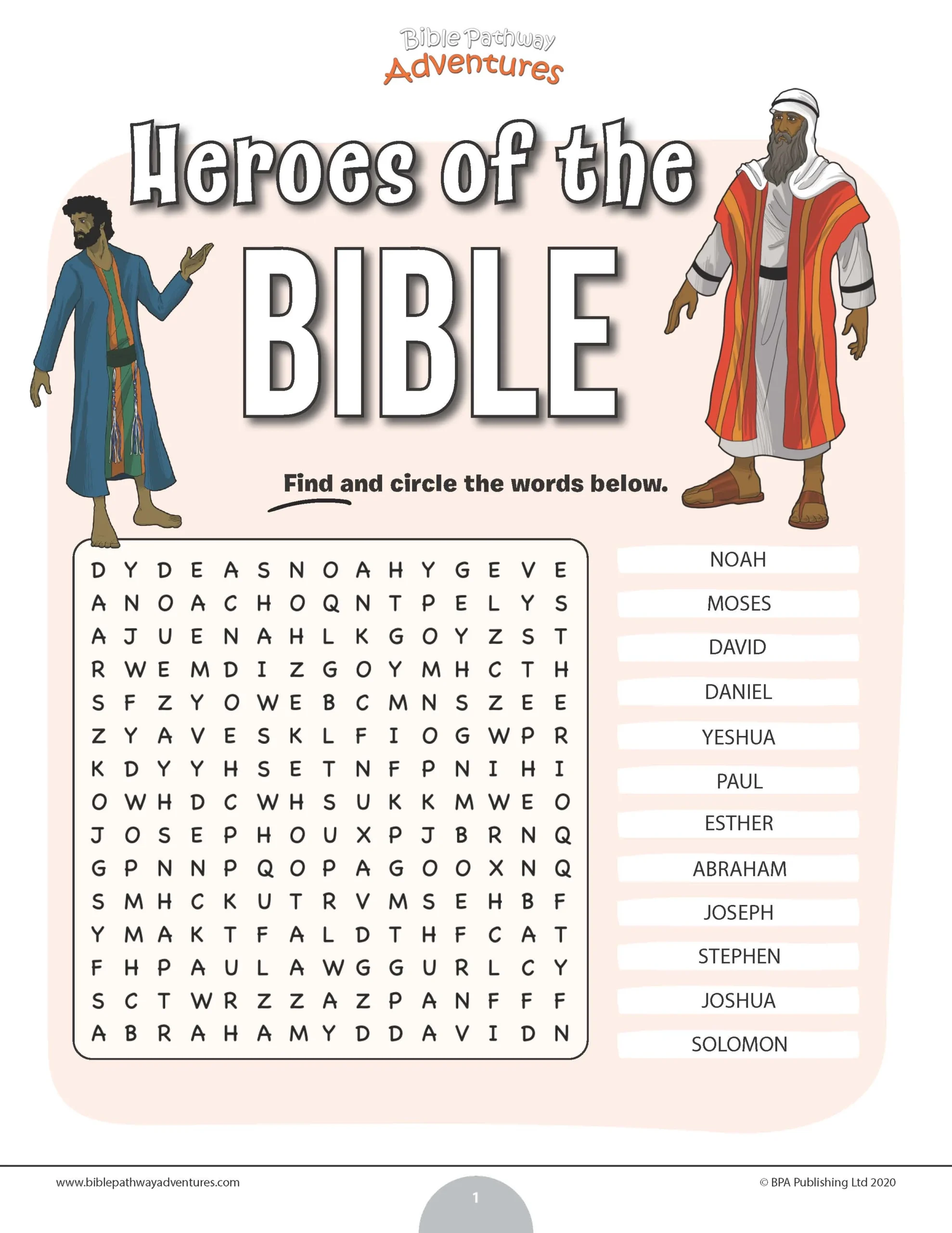 Printable Bible Word Search Puzzles Printable Bible Word Search Puzzles